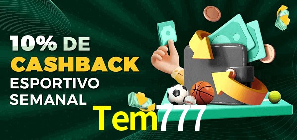 10% de bônus de cashback na Tem777